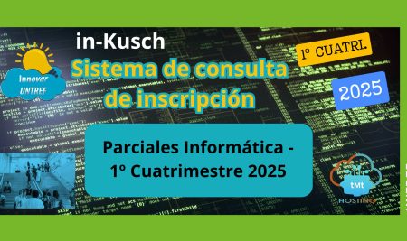 Inscripción Parciales Informática 2025